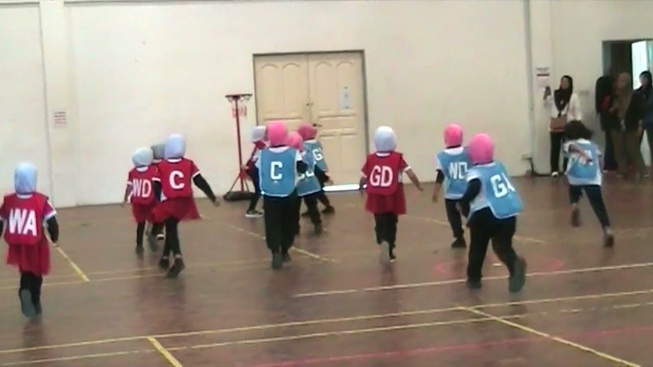 Karnival sukan Prasekolah Beaufort. Bola Jaring - Pekan vs Klias A