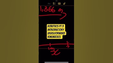 Robotics Pt 3 of introductory ideas :Forward kinematics with trigonometry .