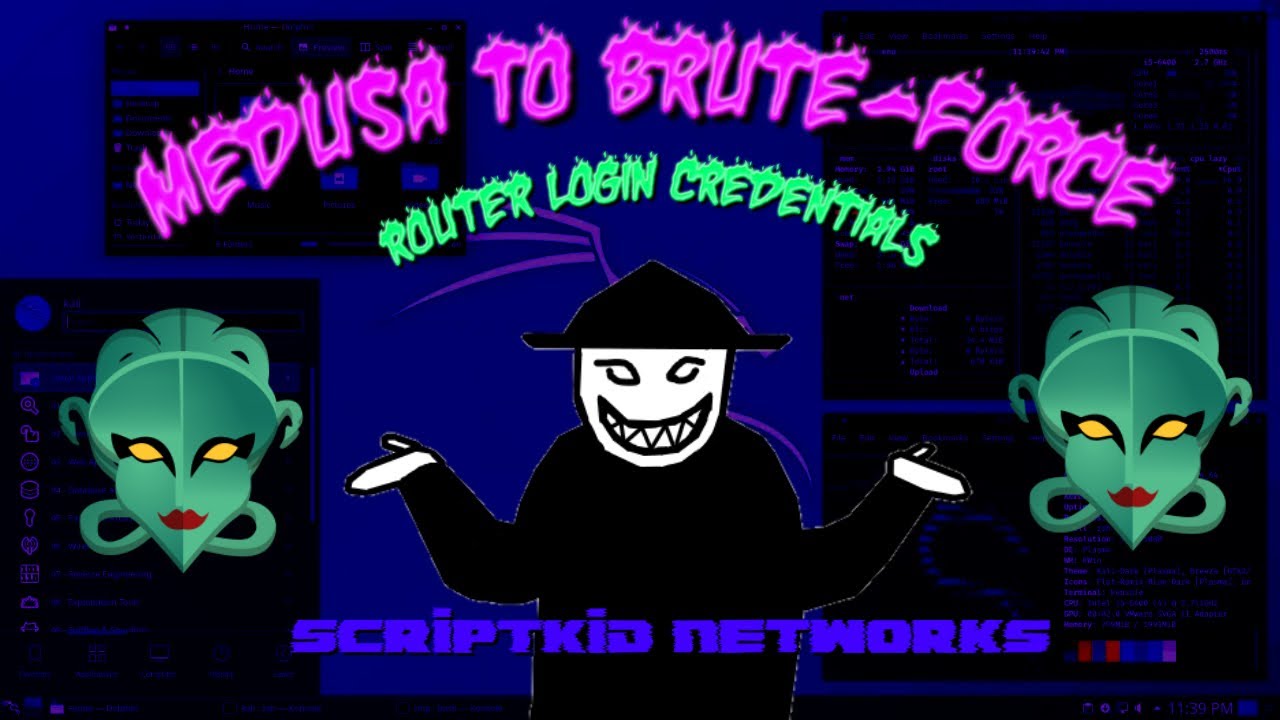 Brute-Force Router Login credentials with Medusa