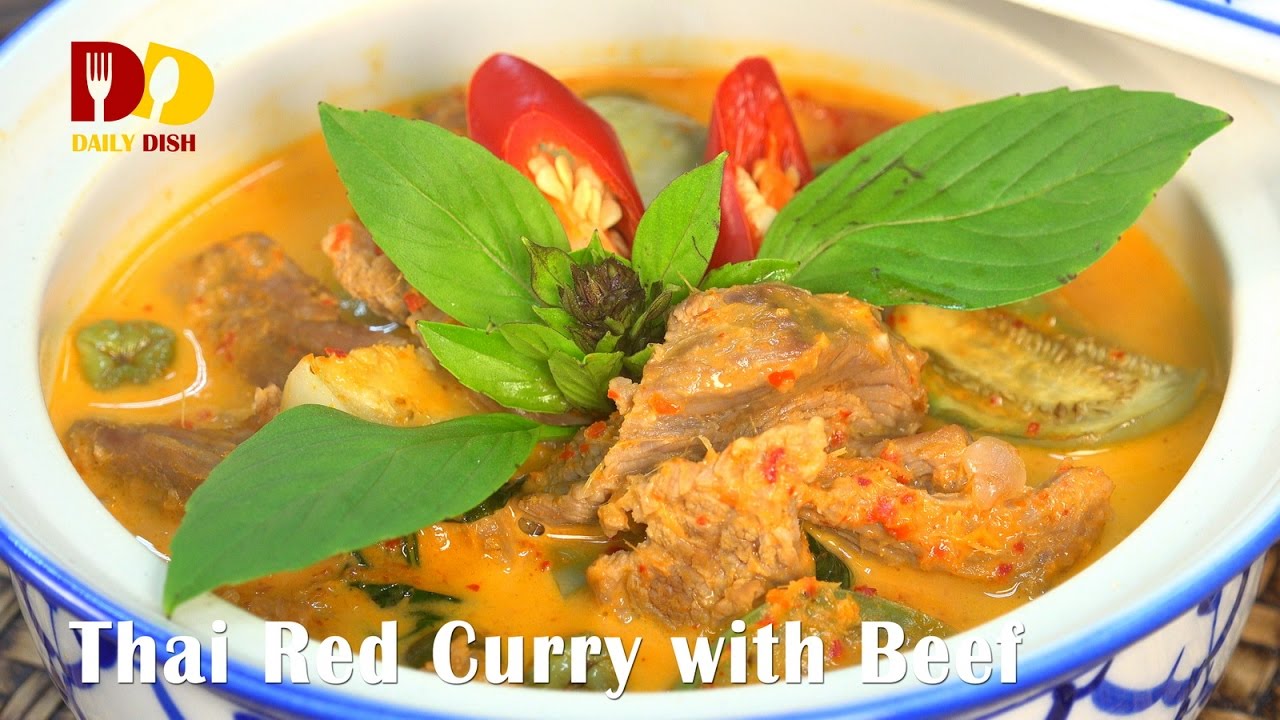 Thai Red Curry with Beef | Thai Food | Gaeng Ped Nur | แกงเผ็ดเนื้อ