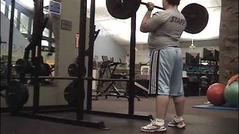 225 x 1 rep barbell cheat curl