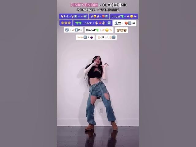 [XTINE] BLACKPINK - 'Pink Venom' Dance Tutorial (Mirrored + 75% speed)