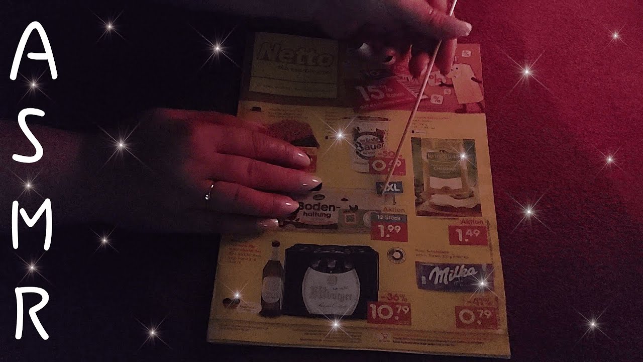 ASMR| Netto Prospekt (September 23) ✨Gentle Whispering, Page Turning,Tracing /German/Deutsch