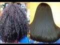 Japanese Hair straightening/Thermal Reconditioning multiple hair textures before and after