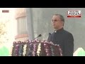 Kejriwal swearing-in: National anthem marks