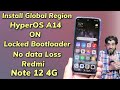 Install global region hyperos back on locked bootloader redmi note 12 4g