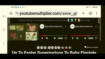 Up To Faster Superparison To Baby Einstein