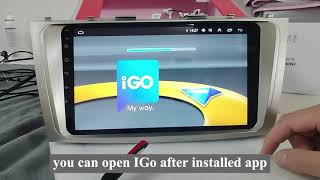 How to install IGO apk on ViaBecs car radio 5760B version screenshot 4