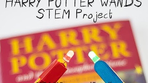 How to Make a Wand that Lights Up! Build A Wand With Craft Sticks and Circuits
