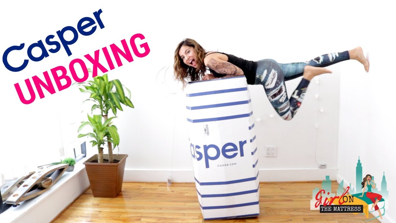 Casper Mattress Unboxing Girl On The Mattress [MONTHLY GIVEAWAY