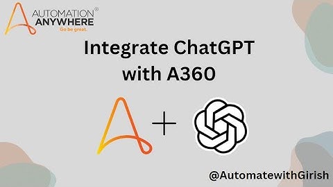 Integrate ChatGPT with Automation Anywhere using OpenAI Package| #a360  #chatgpt