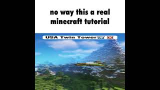 no way this a real minecraft tutorial ☠️☠️☠️