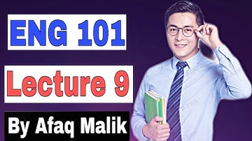ENG 101 Short lecture / Lesson 9 / English comprehension / Virtual University / VU short lectures