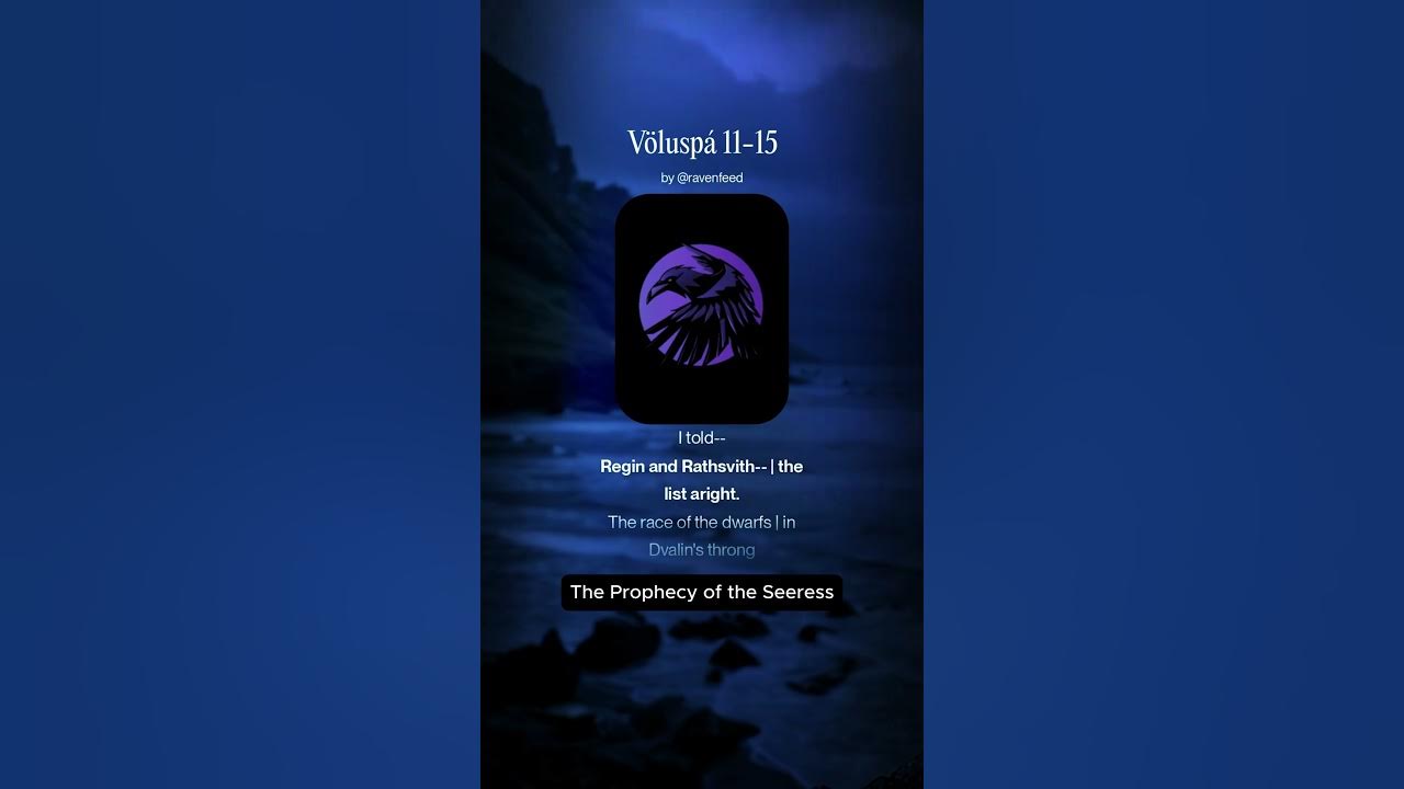Nordic Völuspá 11-15: Viking gods tremble #music #musicshorts #epic #legend #poem #vikings Nordic Völuspá 11-15: Viking gods tremble #music #musicshorts #epic #legend #poem #vikings