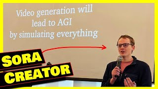 Sora Creator “Video Generation Will Lead To Agi By Simulating Everything” | Agi House Video