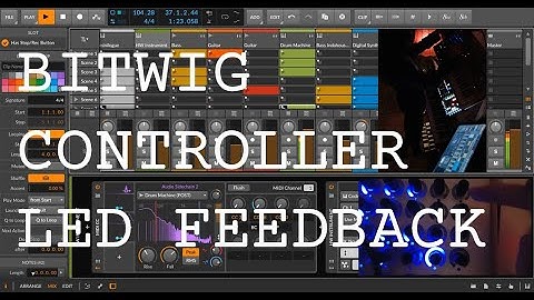 How to setup LED Controller Feedback in Bitwig (VU meters)