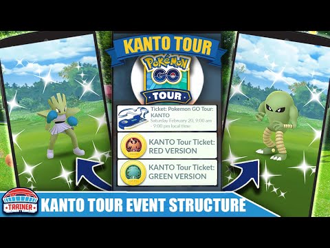 New Details Announced Kanto Tour 21 Event Structure Green Red Differences More Pokemon Go Youtube