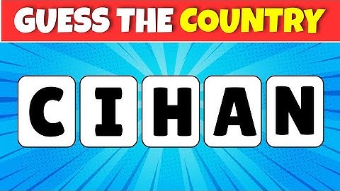 Guess the Country by Scrambled Letters | Fun Geography Quiz Challenge