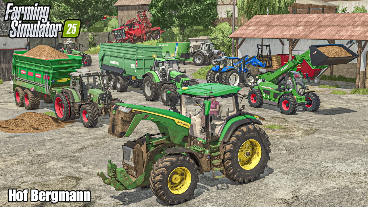 Full Barn Maintenance – Clean, Lime & Compact Chaff! | HOF BERGMANN | Farming Simulator 25