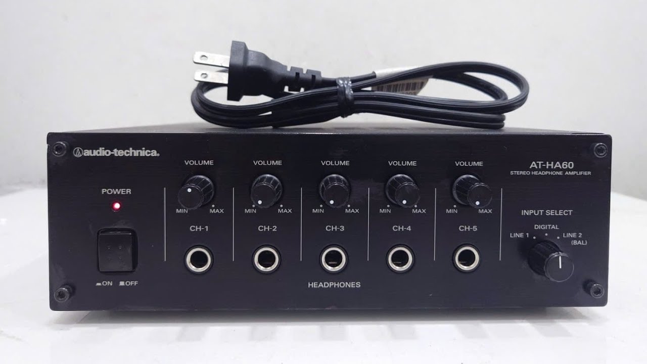 オーディオ機器 audio-technica AT-HA60 アンプ