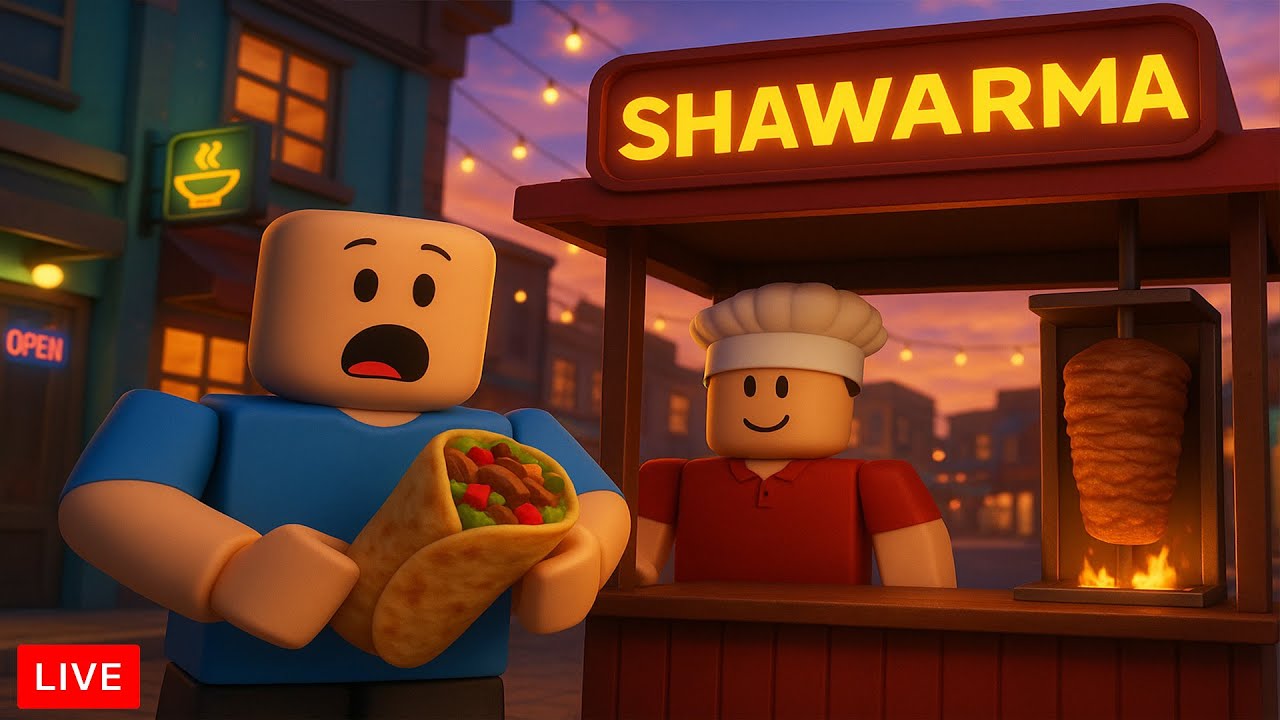 🔴Live - A BITE AT THE SHAWARMA KIOSK 😂🔴 #fh5 #minecraft #roblox ...