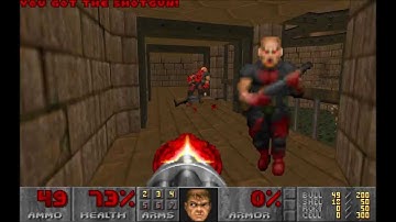 [Doom 2] - 10 sectors - Map 1 "Kukloppe" - UVSPEED in 0:17