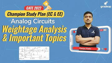 Champion Study Plan- EC | GATE 2022 | Weightage Analysis & Important Topics | Analog Circuits