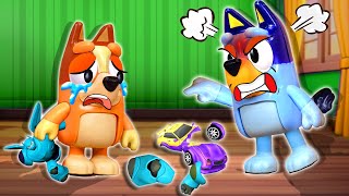 Oh no, what have you done to my toy, BINGO? | BLUEY Toy Playset for Kids | Funny Toy Stories