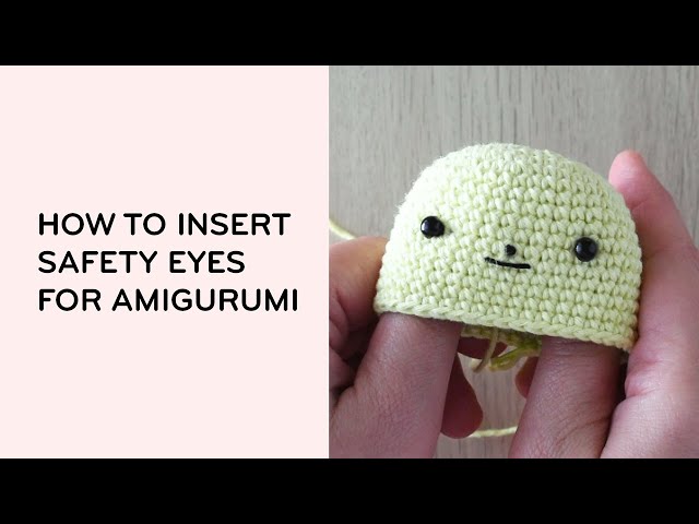 How to add felt patches to safety eyes?