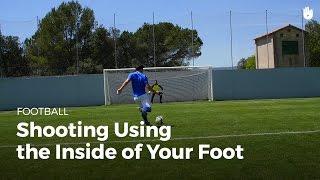 How To Kick A Soccer Ball Side Foot Football