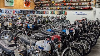 Classic/Vintage British Bike Heaven - Baxter's Secret Backroom - Amazing!