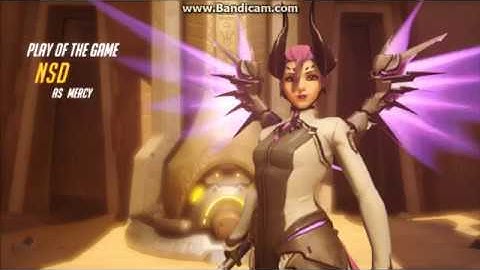 Overwatch PLAY OF THE GAME #5  Mercy vs REAPER