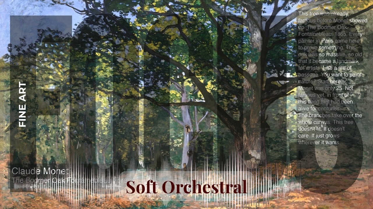 Focus - Soft Orchestral with Fine Art | Monet · The Bodmer Oak Fontainebleau Forest & others