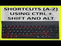 Complete a to z shortcut keys use in ms wordshortcut keys compedu knowledge