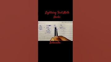 Lightning Fast Math Hacks #viralvideo #trending #short #viralvideo #shorts#shortvideo #shortsfeed
