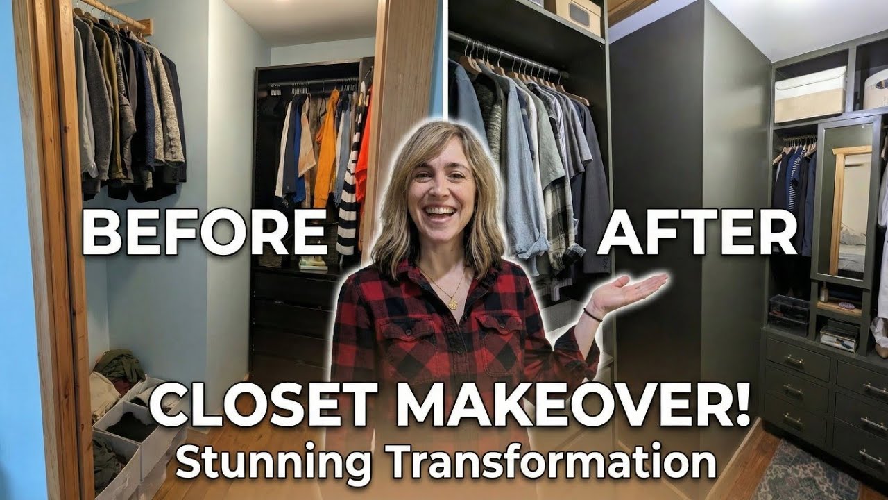 Small Closet Transformation A Long Overdue Renovation YouTube