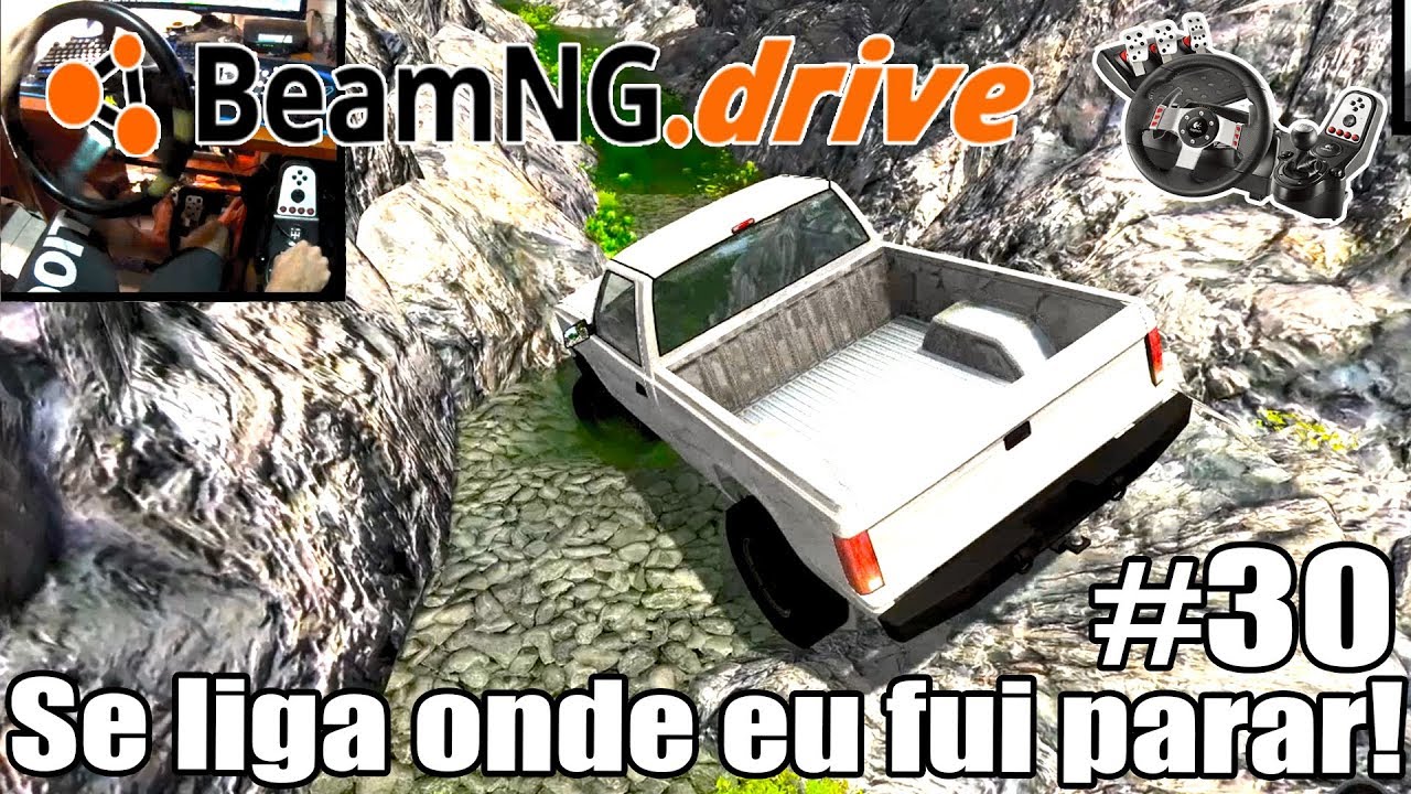 BeamNG.Drive Campanha #30 - OLHA ONDE EU FUI PARAR! ‹ Getaway Driver ›