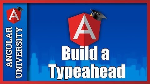 💥 Angular Typeahead - Exercise - Improve a Search Service and Build a Typeahead with RxJs