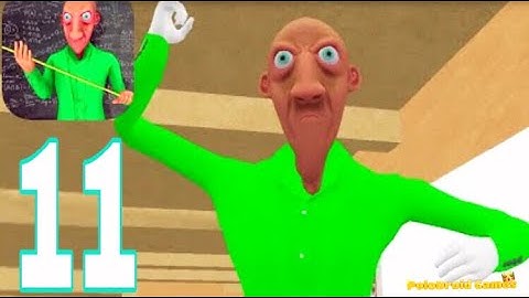 Baldis Sleepy Basic Mod Gameplay Walkthrough Part 11 (Android/IOS)