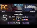 9.4⭐ gnahus | SPYAIR - Imagination [Ambition] +HDDTHR 99.80% | #1 | 1166pp FC - osu!