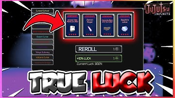 Jujutsu Infinite Casino Luck Glitch 100% Legendary Drop + True Luck Full Guide! (CODES)