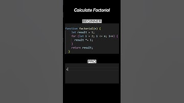 Beginner😅 vs Pro😎: Factorial Hack!💡#javascript #programming #coding #shorts #trending #youtube #tips