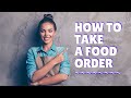 How to take a food order! Restaurant training video. F&B Waiter training! How to be a good waiter!