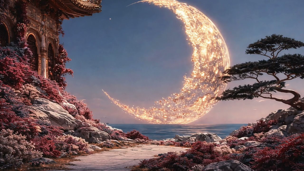 Calm Island - Relax Piano & Harp Ambience - 3 Hours for Work,  & Focus