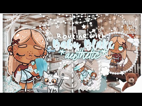 ⋆˙⟡’ aesthetic’ routine with baby Blake 🦋🍼..! “WITH VOICE” aesthetic avatar world roleplay, 🍦🫧