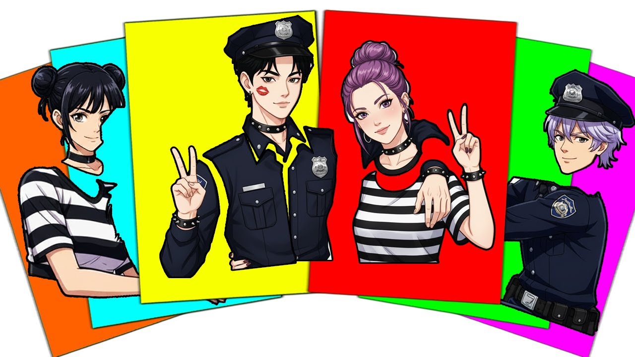 Prisoner RUMI vs Police JINU🔥 KPOP DEMON HUNTERS Sticker Book ASMR DIY | DIY Stickers Book