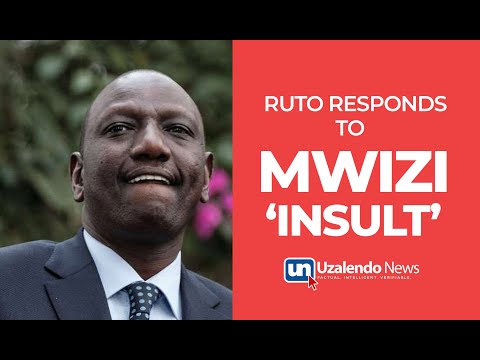 Ruto Fires Nack After 'Mwizi' Tag