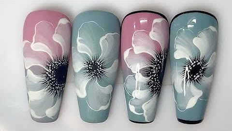 Hướng dẫn vẽ hoa bằng cọ tròn cực xinh🥰