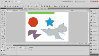 Fireworks CS5. Tutorial. Creating Vector Shapes. (2 of 6).wmv