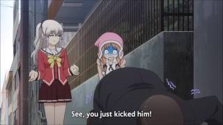 Charlotte - Tomori kicks Yuu (Funny Moments)